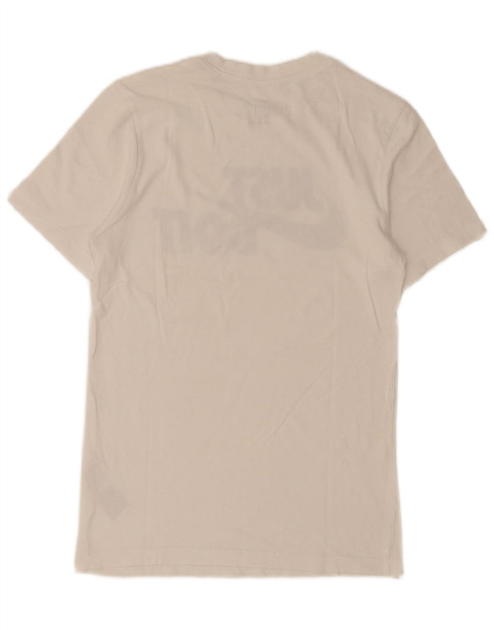 Camiseta Nike masculina gráfica Top XS algodão branco