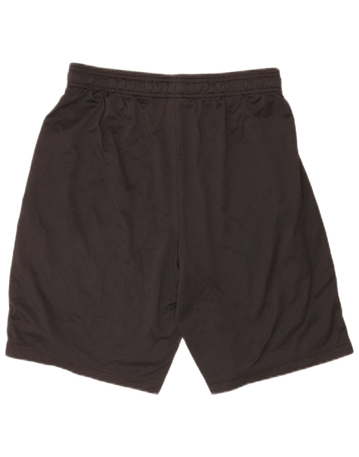 Shorts esportivos masculinos Under Armour médio preto colorblock