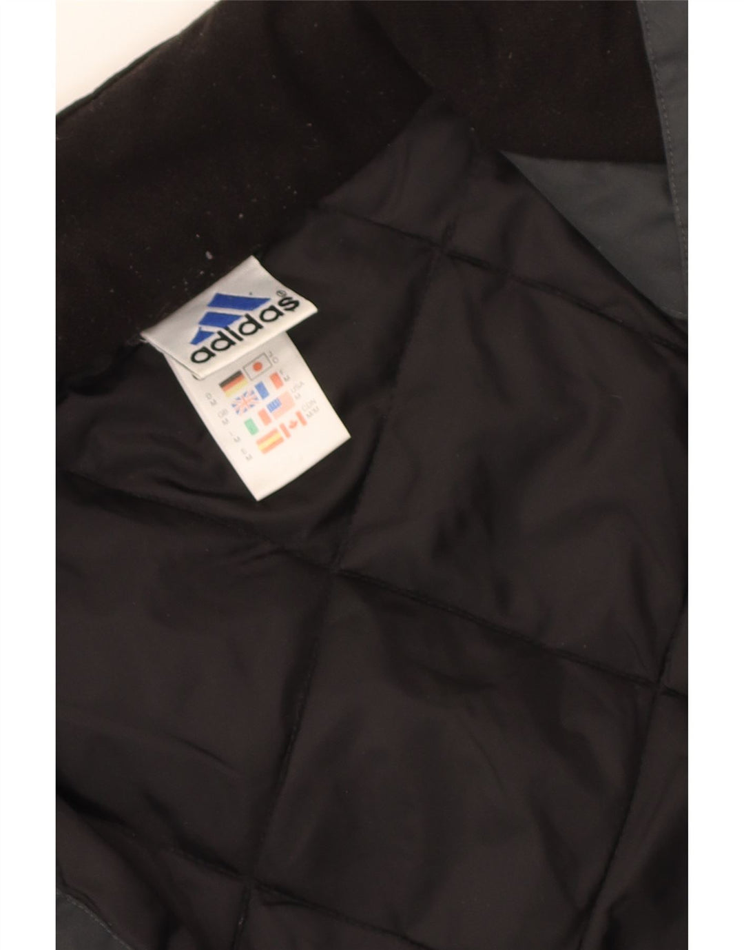 Adidas Mens Polo Shirt UK 38 Médio Cinza Poliamida
