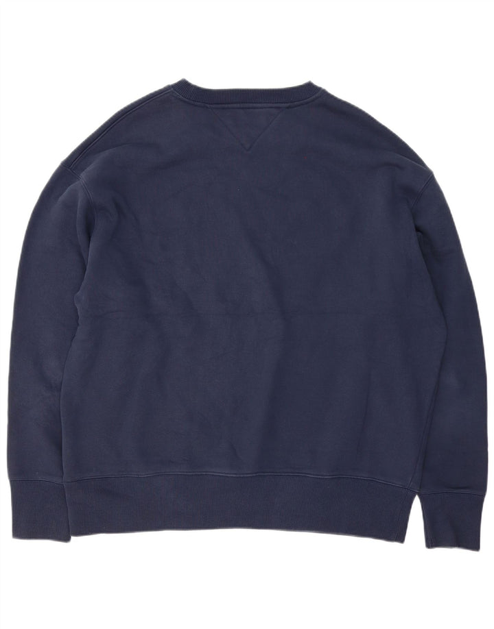 TOMMY HILFIGER moletom masculino jumper 2XL algodão azul marinho