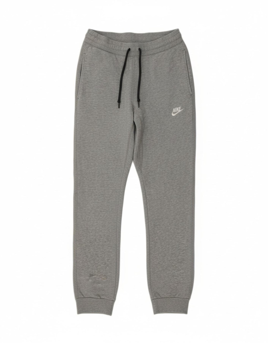 Calça de treino masculina NIKE Joggers pequeno cinza algodão