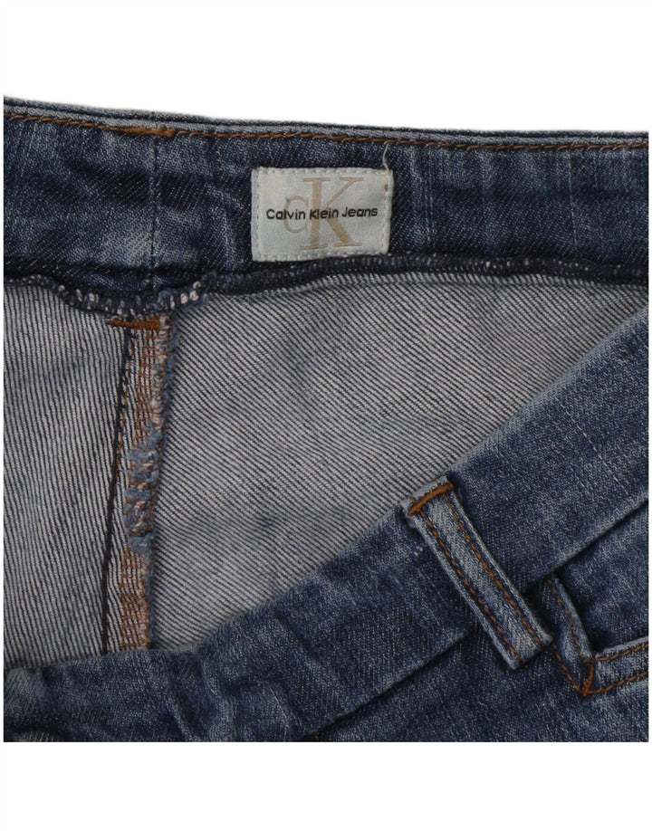 Calvin Klein Jeans Feminino Bootcut Jeans W30 L29 Azul Clássico