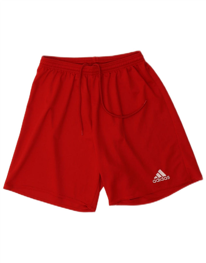 Adidas Mens Climalite Sport Shorts Médio Poliéster Vermelho