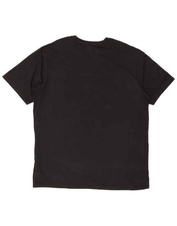 Billabong Mens T-Shirt Top Large Black Cotton