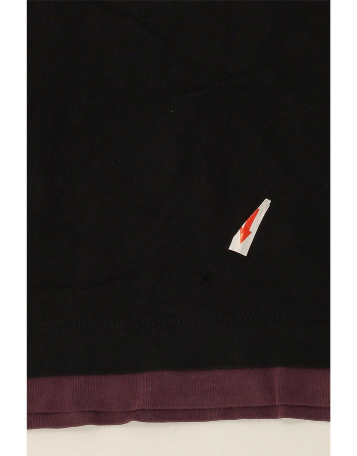 Puma Masculino Top Manga Longa Médio Preto Colorblock