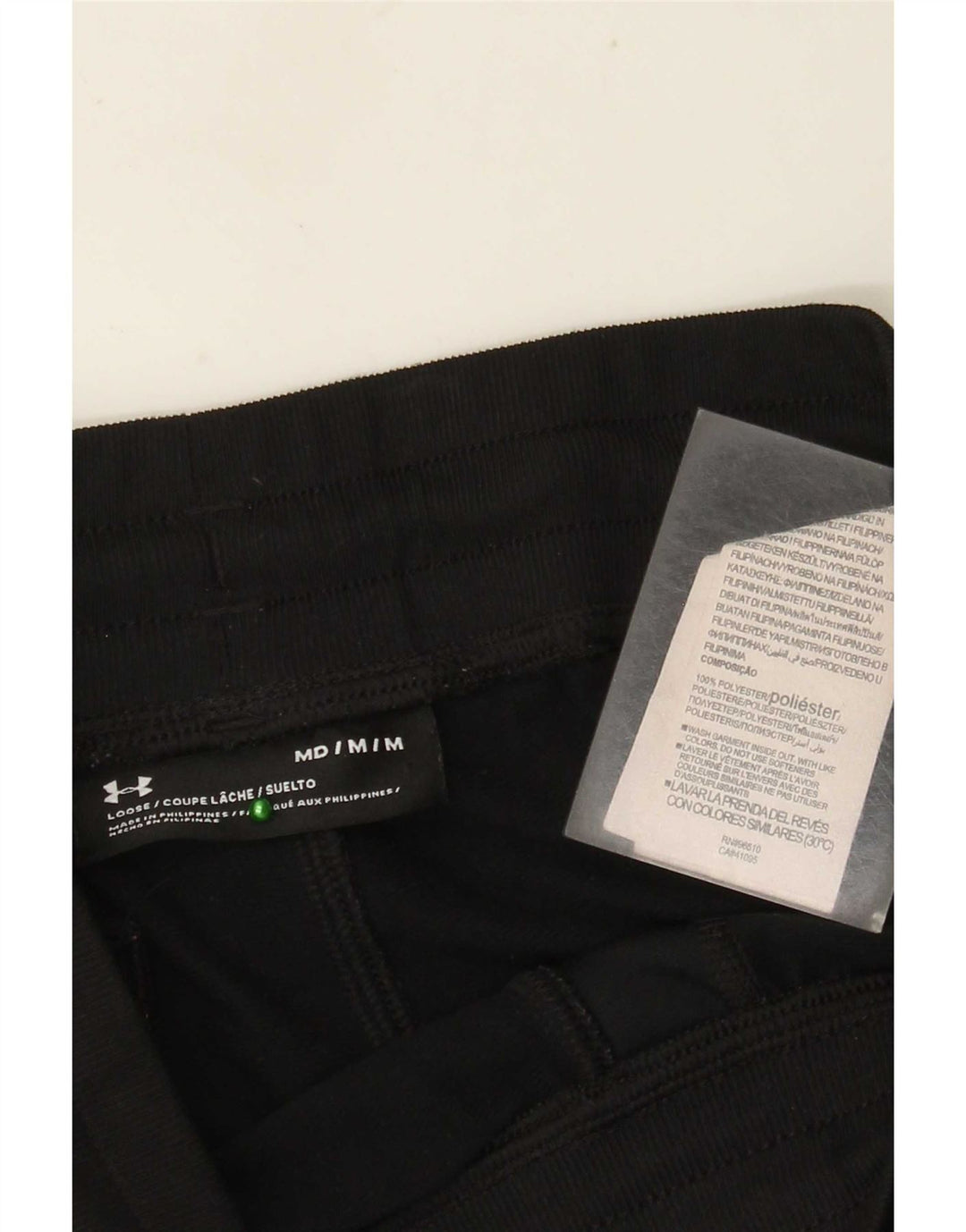 Calça de treino feminina Under Armour Joggers UK 12 médio preto