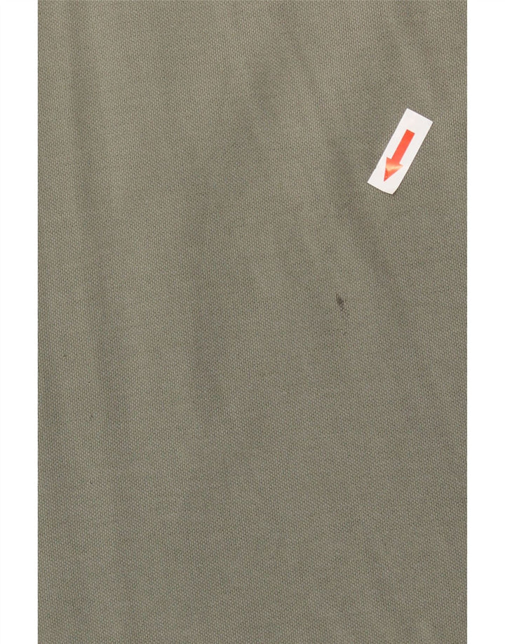 Camisa polo masculina Champion grande algodão cáqui