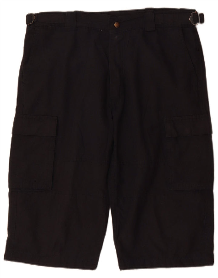 Shorts cargo masculino VINTAGE W36 grande azul marinho