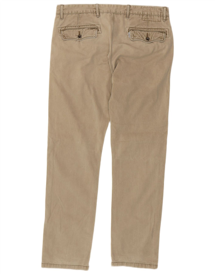 Calça jeans reta masculina Levi's W36 L32 bege