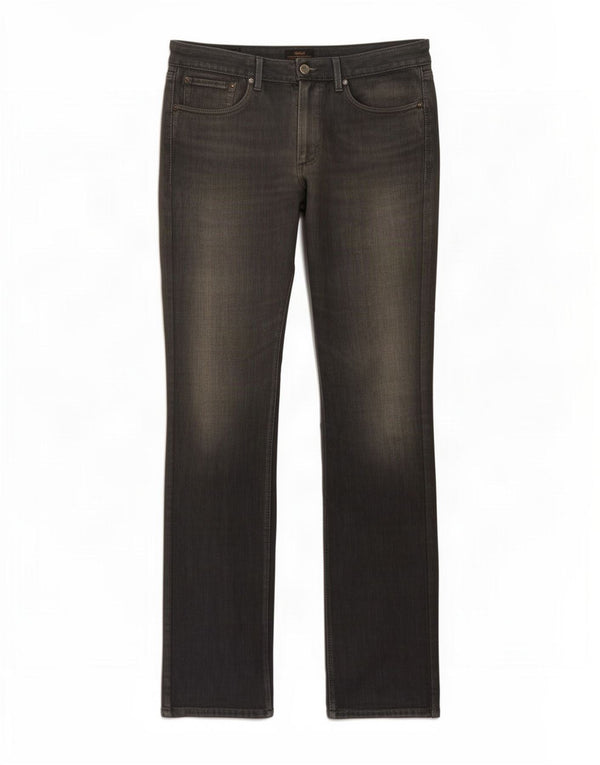Marlboro Classics Calça masculina reta casual W33 L31 algodão cinza