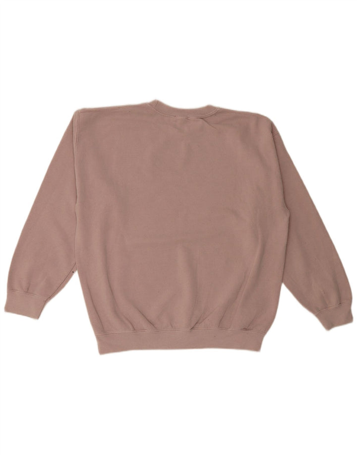 Suéter oversized feminino Topshop Reino Unido 16 grande poliéster rosa