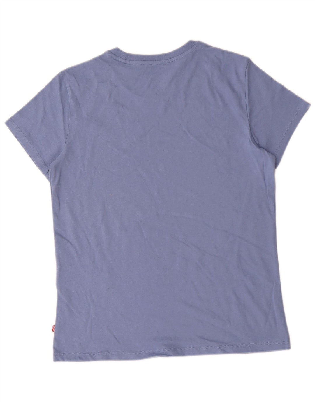 Camiseta feminina gráfica Levi's Top UK 14 algodão azul médio