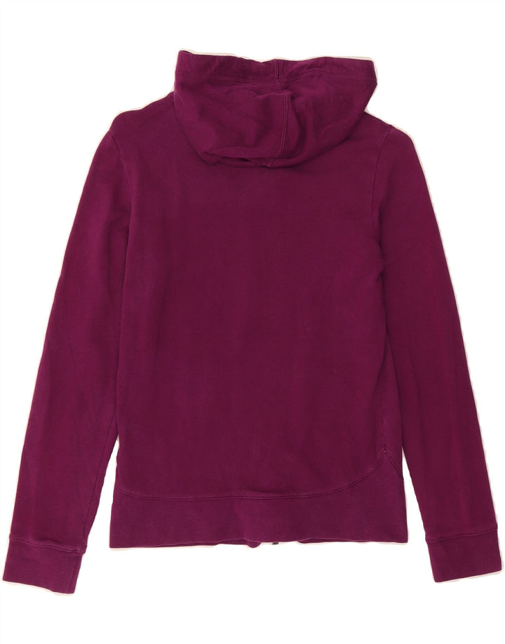 REEBOK Womens Zip Hoodie Sweater UK 6 XS Purple Cotton Vintage Reebok and Second-Hand Reebok from Messina Hembry 
