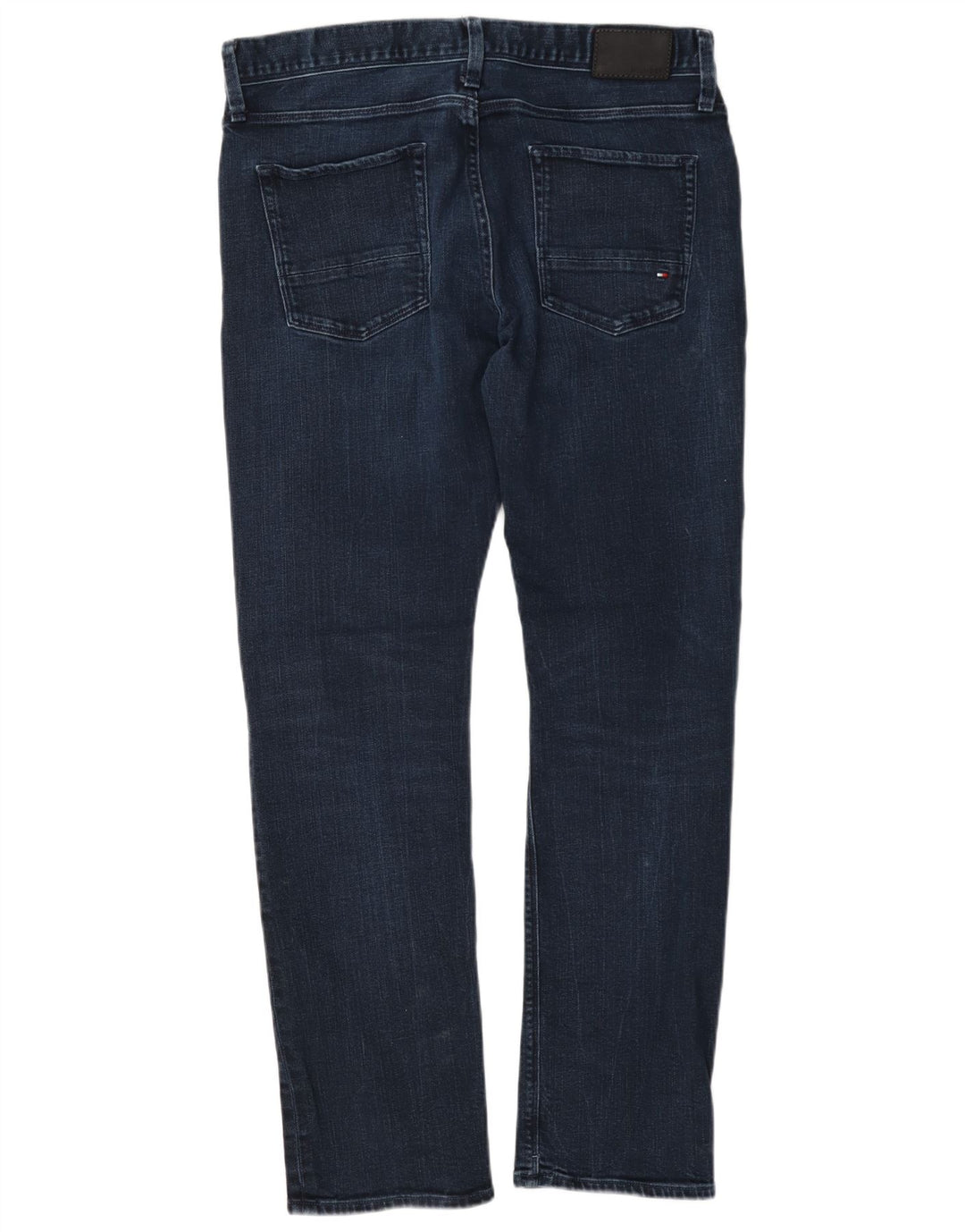 Tommy Hilfiger Masculino Denton Straight Jeans W34 L32 Azul Marinho