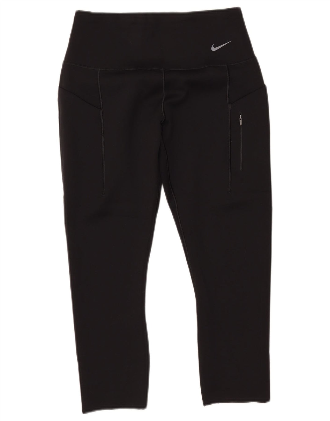 Leggings Nike Dri Fit Capri Femininas UK 12 Médias Pretas