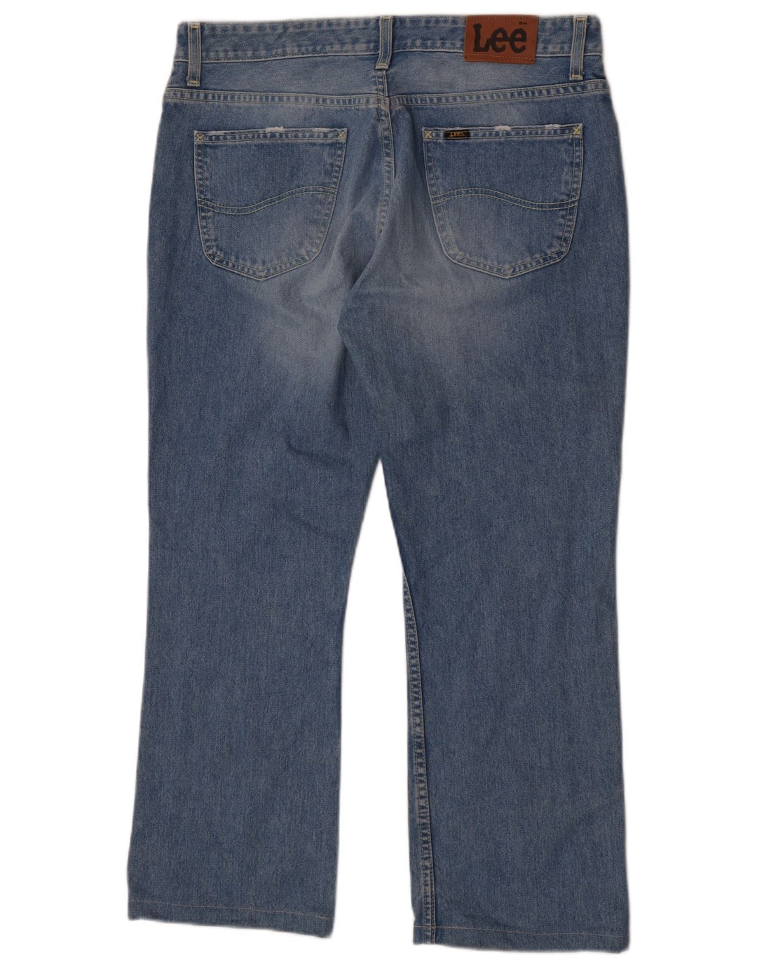 Lee Womens Cameron Bootcut Jeans W34 L27 Azul Algodão