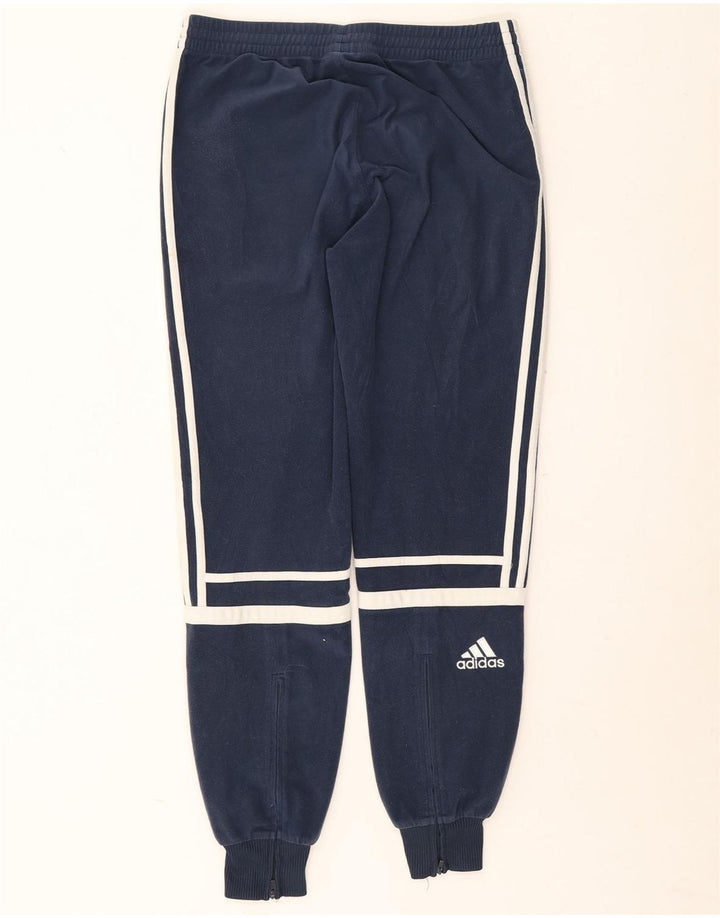 Calça de treino masculina Adidas Joggers médio azul marinho colorblock