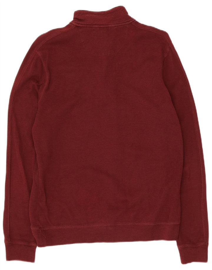 Moletom masculino Calvin Klein com zíper e gola em algodão marrom pequeno