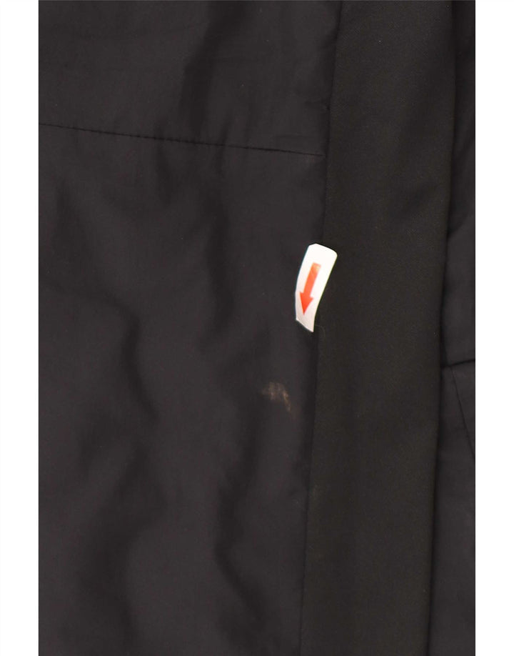 Jaqueta masculina Nike Therma-Fit com capuz e jaqueta pequena de poliéster preto