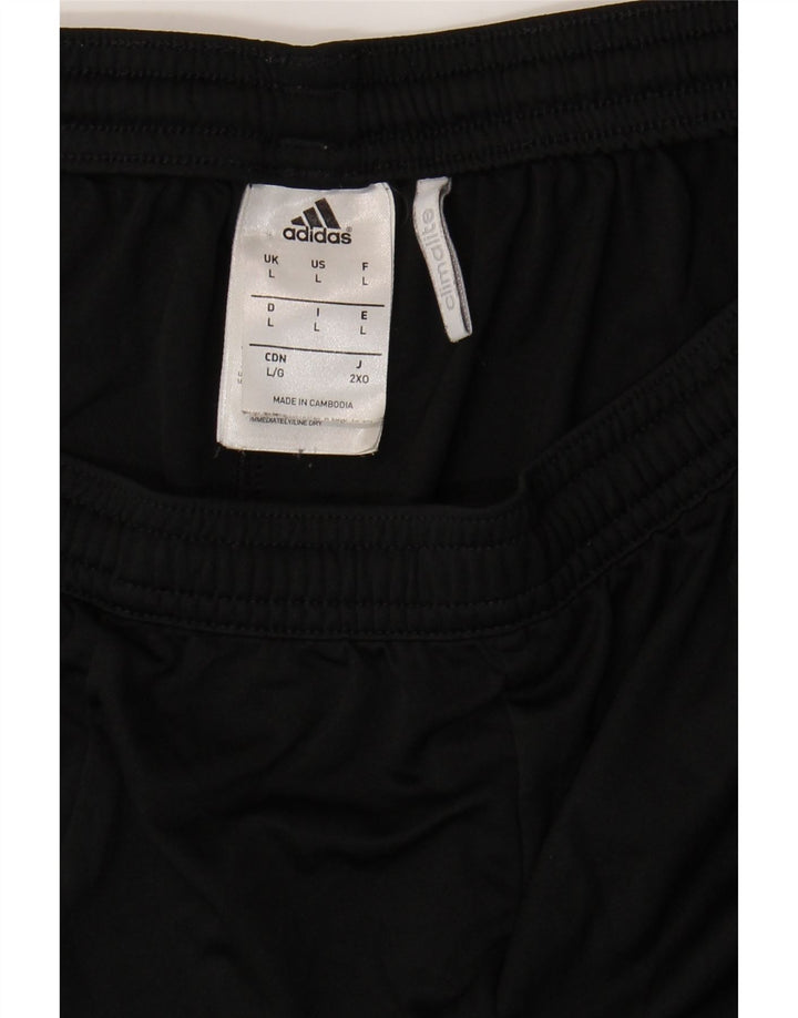 Adidas Mens Climalite Sport Shorts Grande Poliéster Colorblock Preto
