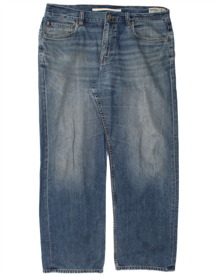 Calça jeans reta masculina TIMBERLAND W38 L31 algodão azul