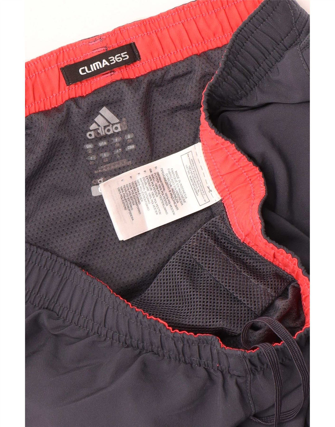 Adidas Masculino Clima 365 Sport Shorts Cinza Médio Colourblock Poliéster