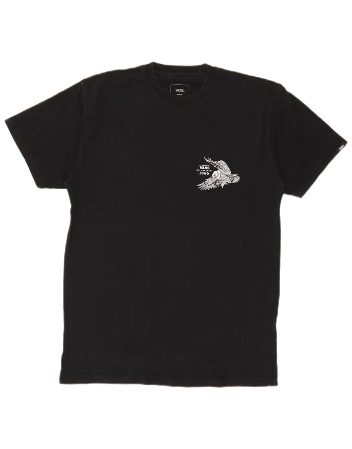 Camiseta masculina VANS Classic Fit Graphic Top Médio Algodão Preto