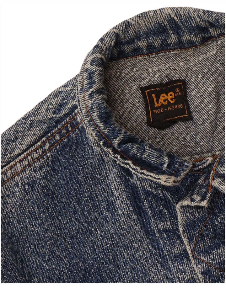 Jaqueta jeans masculina LEE UK 36 pequena azul