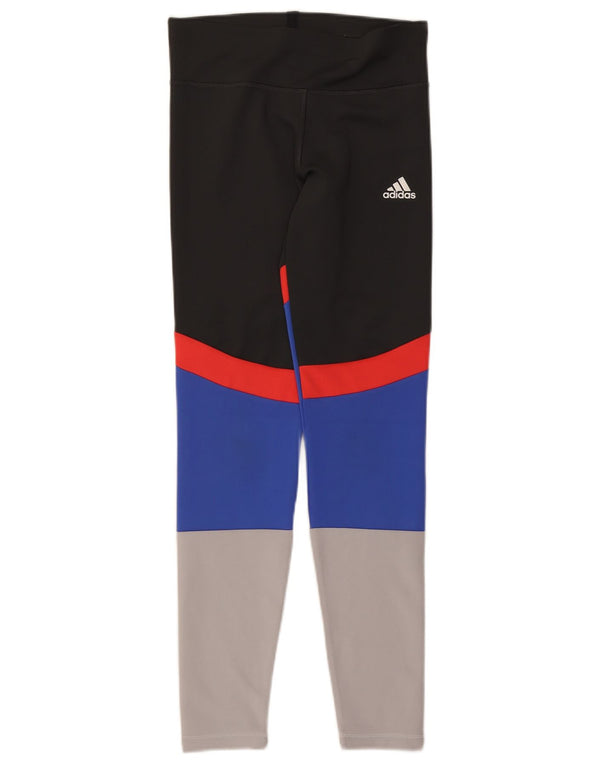 Leggings Adidas Meninas Climalite 14-15 Anos Colorblock Multicolorido
