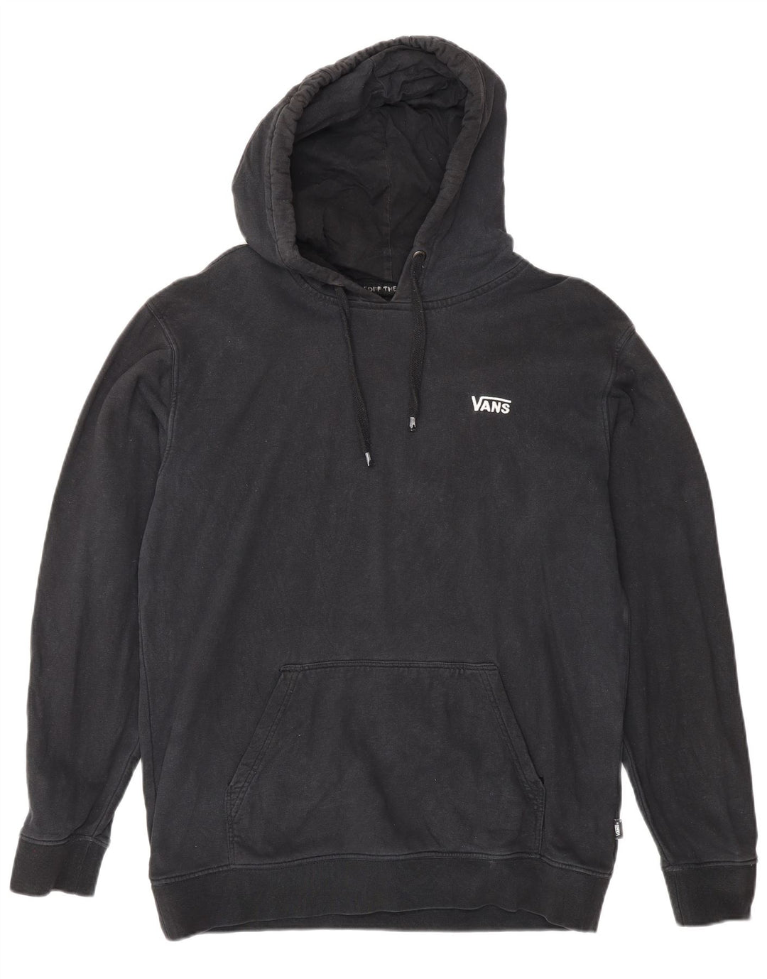 Vans Mens Hoodie Jumper Médio Algodão Preto