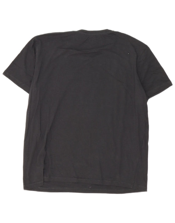 Camiseta gráfica masculina Jack & Jones Top XL algodão preto