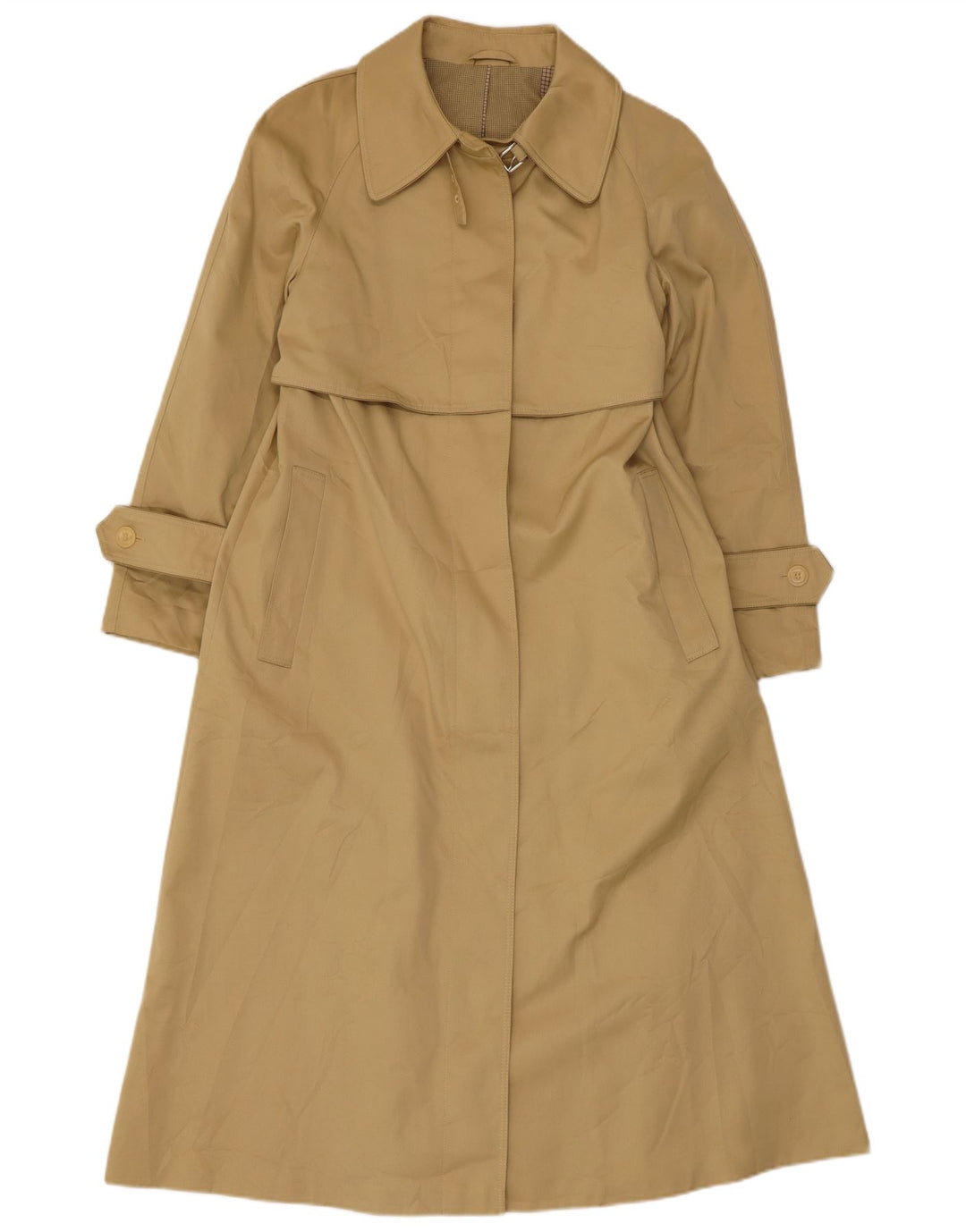 Striwa Womens Trench Coat UK 10 Pequeno Poliéster Bege
