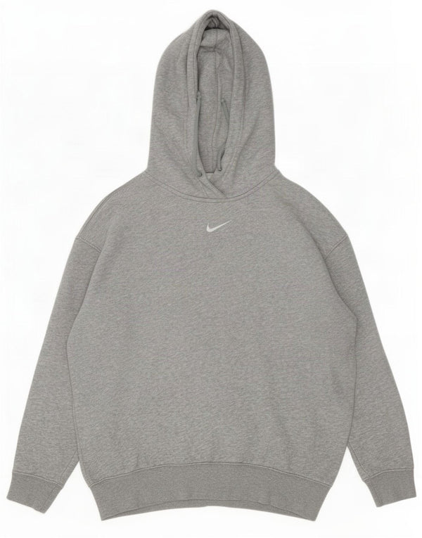 Nike Mens Loose Fit Hoodie Jumper XS Cinza Algodão Flecked