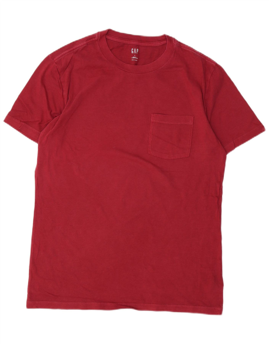 Camiseta masculina Gap Top pequeno algodão vermelho