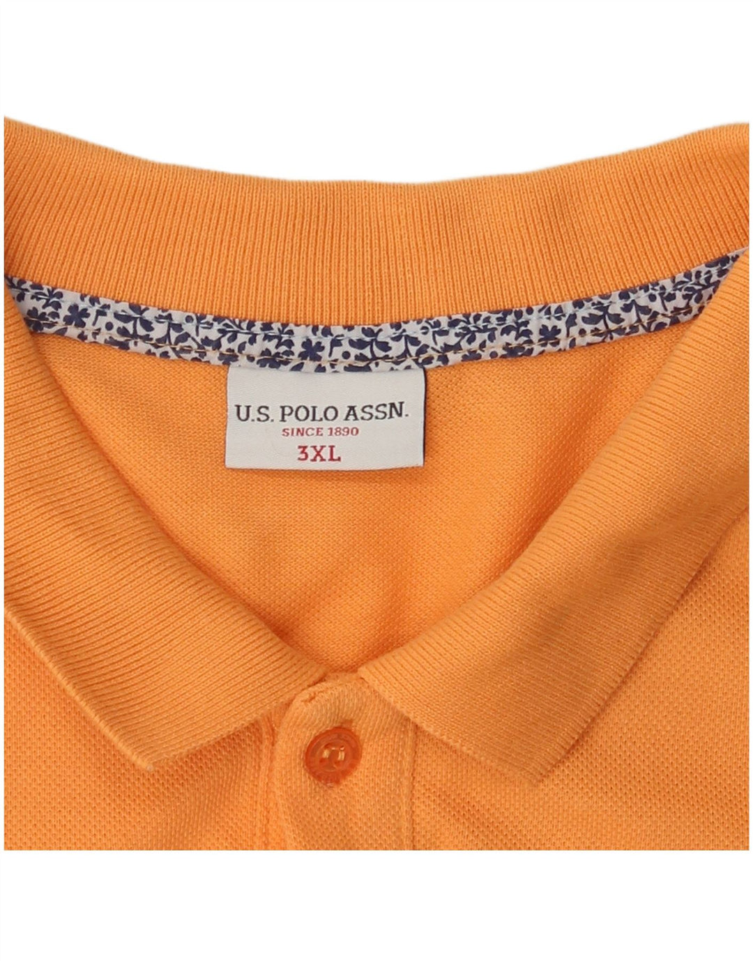 US Polo Assn. Camisa masculina 3XL laranja