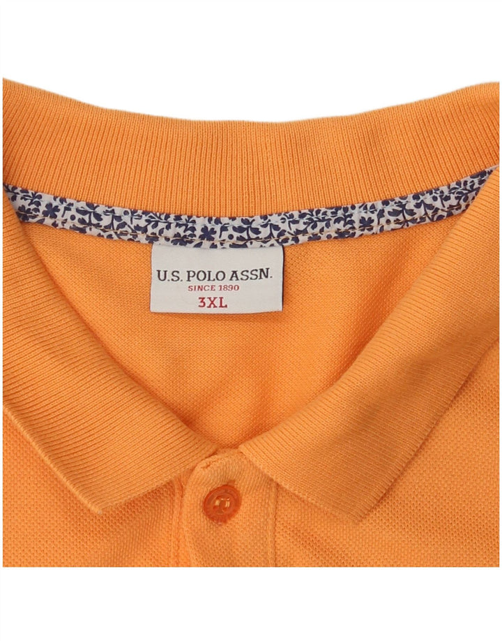 US Polo Assn. Camisa masculina 3XL laranja