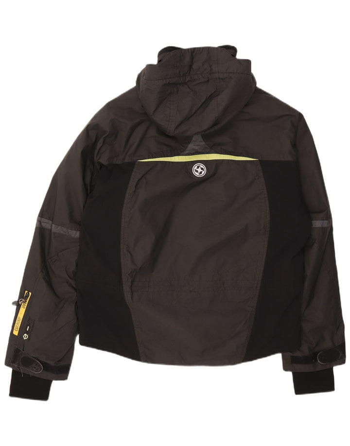Jaqueta de esqui masculina com capuz Colmar IT 52 grande bloco colorido preto