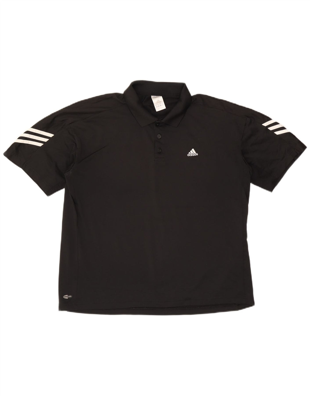 Adidas Mens Climacool Polo Shirt XL Preto Poliéster