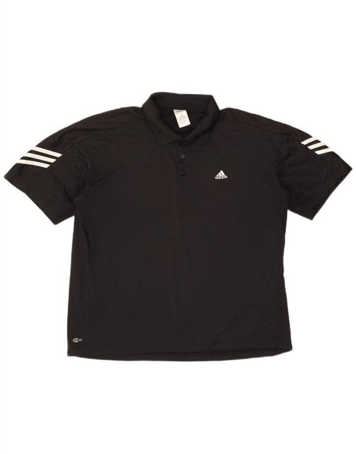 Adidas Mens Climacool Polo Shirt XL Preto Poliéster