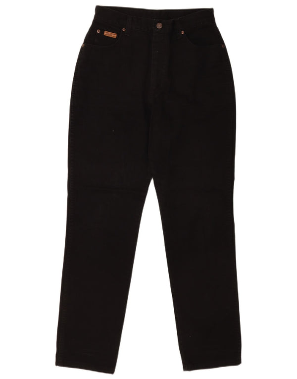 Wrangler Mens Lucy Calça Jeans Reta De Cintura Alta EUA 12 Grande W28 L32 Preto