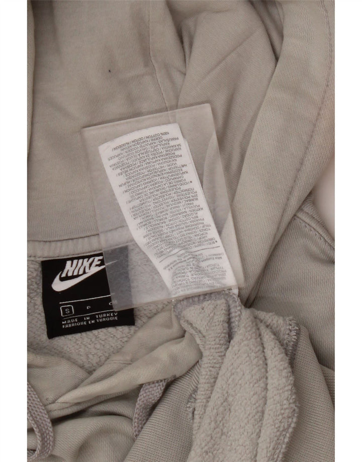NIKE Masculino Air Graphic Hoodie Jumper Pequeno Algodão Cinza