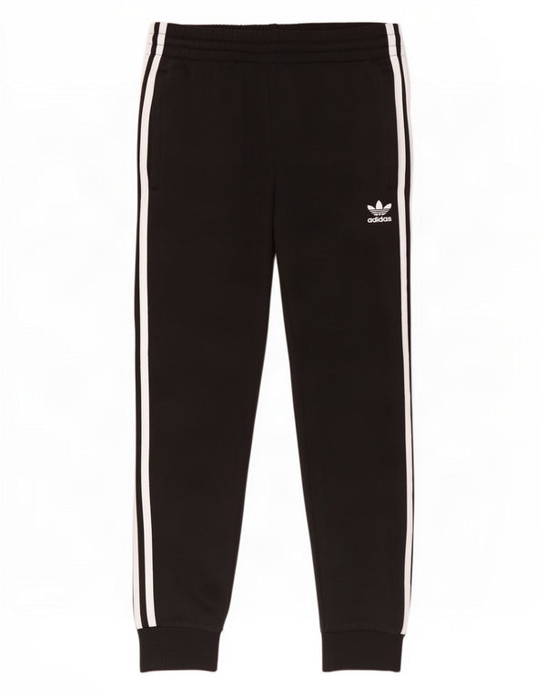 Adidas Mens Treino Calças Joggers Pequeno Algodão Preto