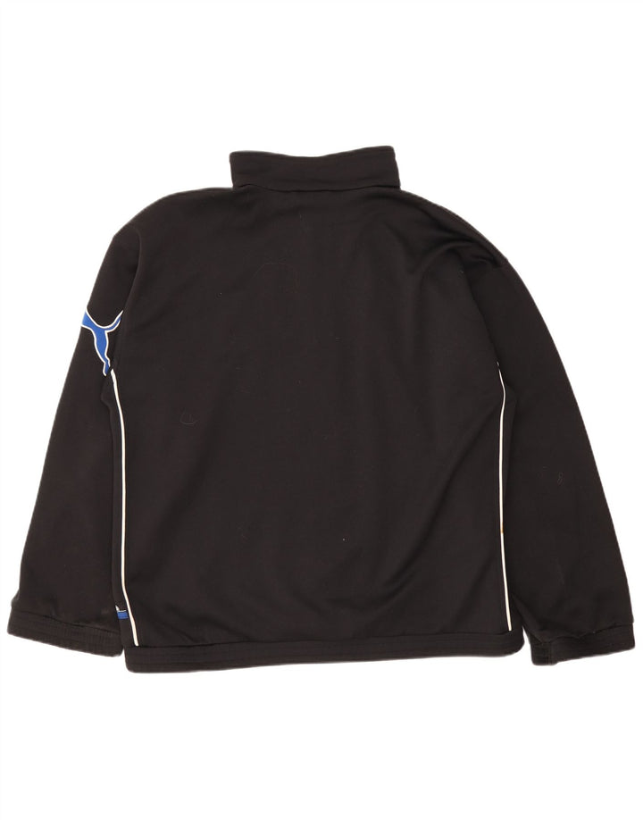 Puma Mens Treino Top Jacket Grande Preto Colorblock Poliéster Esportes