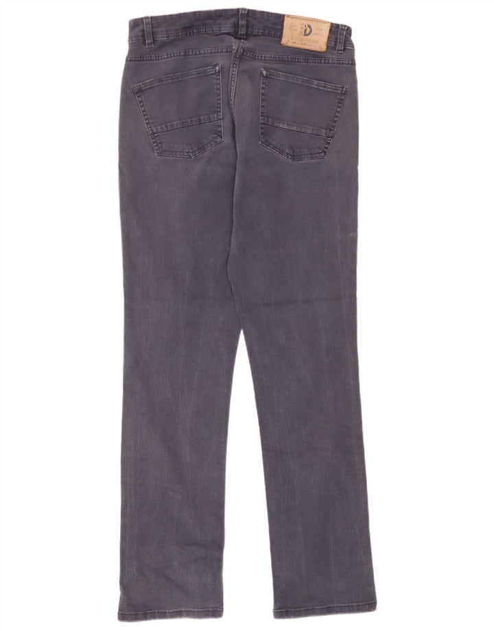Calça jeans feminina de ajuste regular da Dack IT 46 grande W32 L30 azul marinho