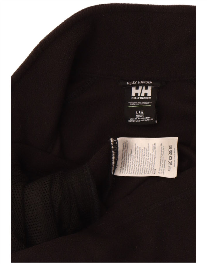 Jaqueta de lã masculina Helly Hansen UK 40 grande poliéster preto