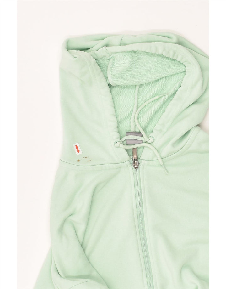 PUMA Womens Zip Hoodie Sweater UK 18 XL Green Cotton | Vintage Puma | Thrift | Second-Hand Puma | Used Clothing | Messina Hembry 