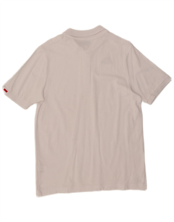 Camisa polo masculina Kappa médio algodão branco