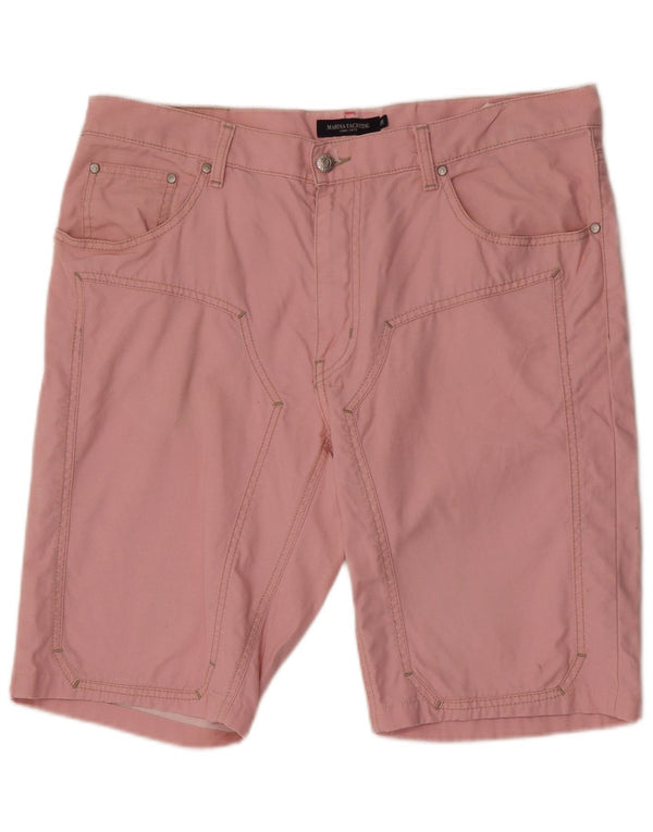 Marina Yachting Mens Casual Shorts W38 XL Algodão Rosa