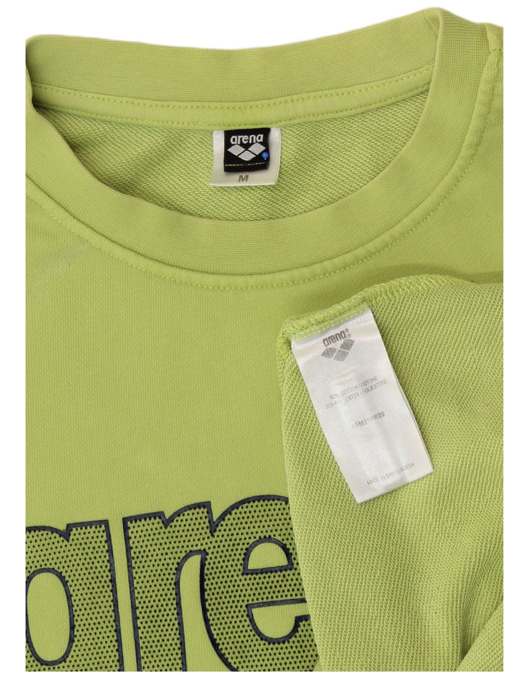 Suéter gráfico masculino ARENA de algodão verde médio