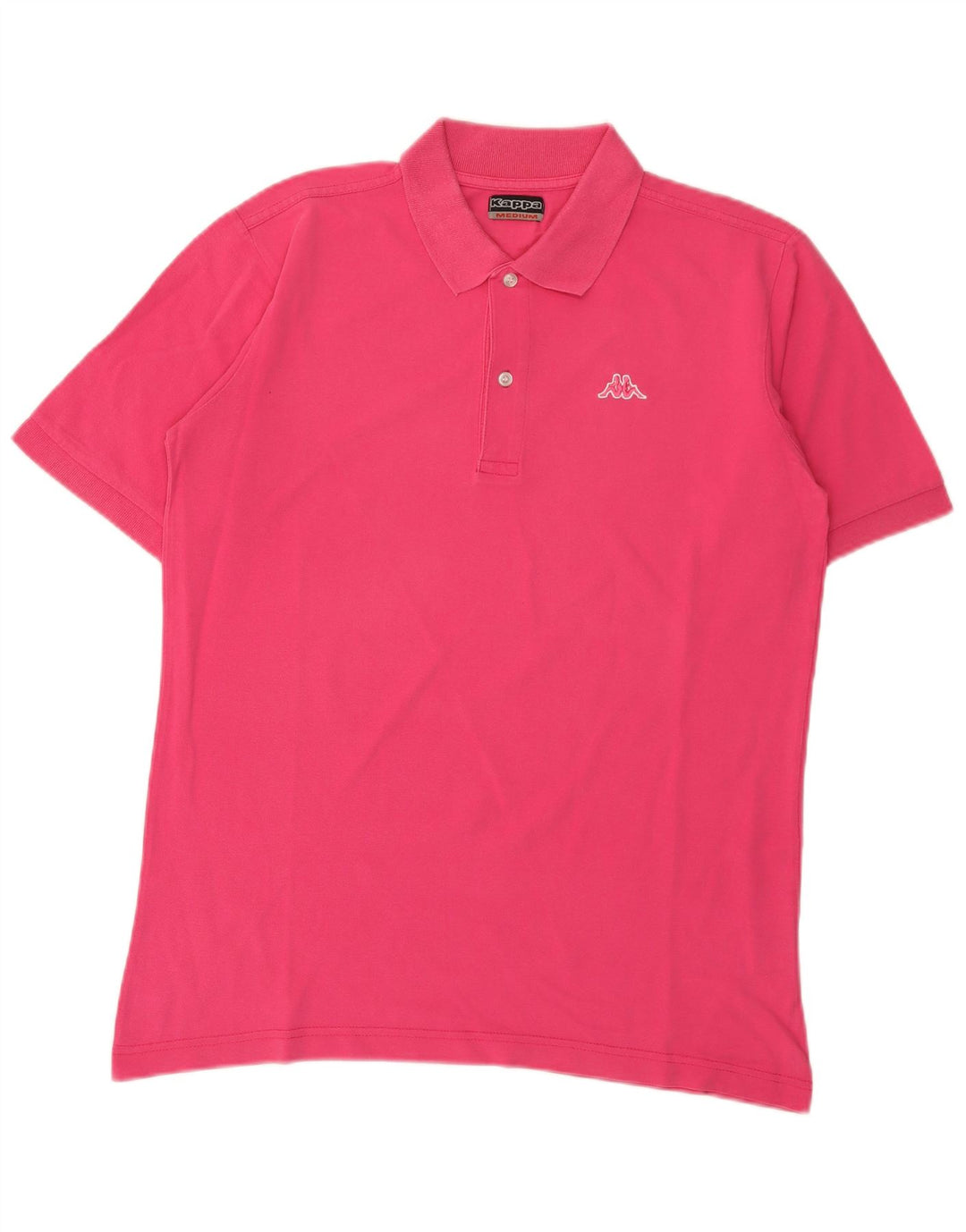 Camisa polo masculina KAPPA médio algodão rosa